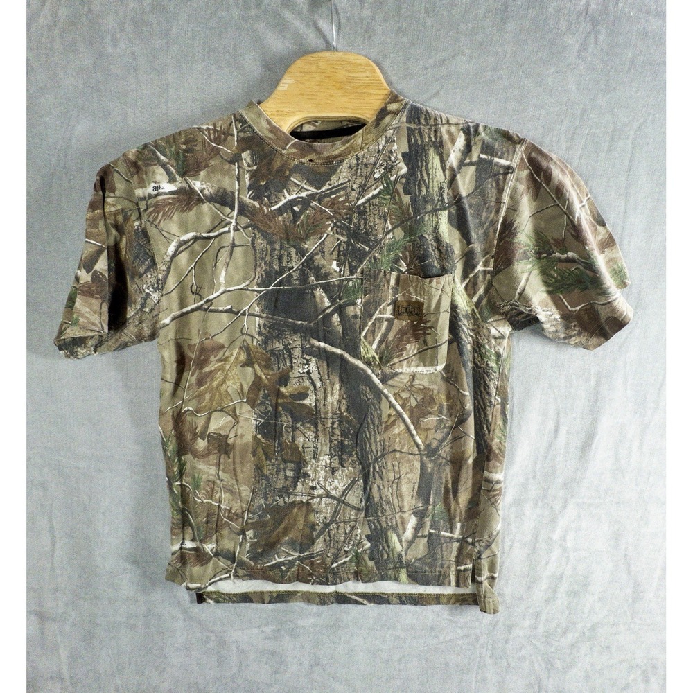 Big Smith Real Tree Camo T Shirt Mens Medium Outdoors Workwear Hunting *read*
